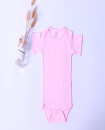 6M short Sleeve Jacquard Cotton Breathable Summer Baby Onesie 6 colors